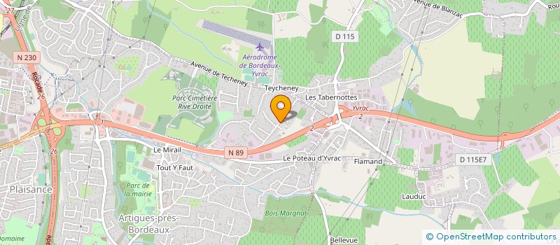 localisation de l'entreprise MAISONS MCA à ARTIGUES-PRES-BORDEAUX