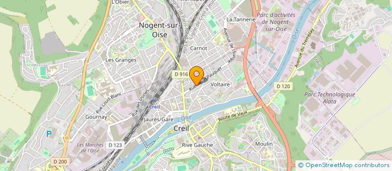 localisation de l'entreprise MAISONS MOTA à CREIL