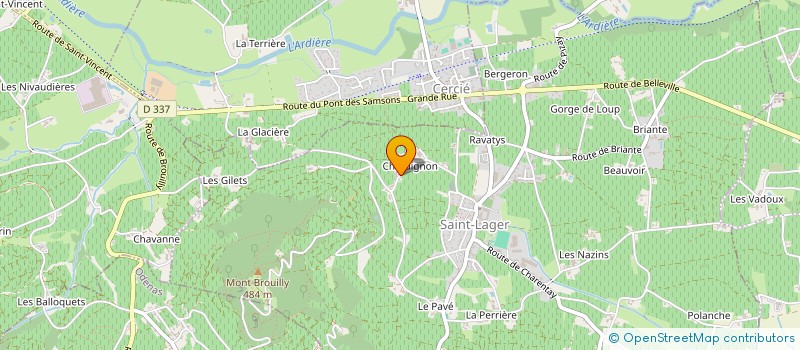 localisation de l'entreprise MAISONS NEUVES  SAINT-LAGER