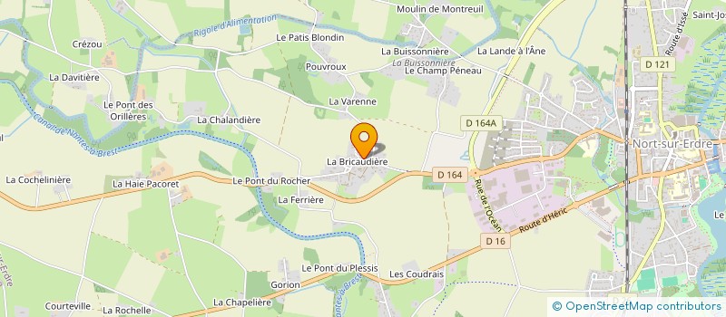 localisation de l'entreprise MAISONS NORTAISES à NORT-SUR-ERDRE