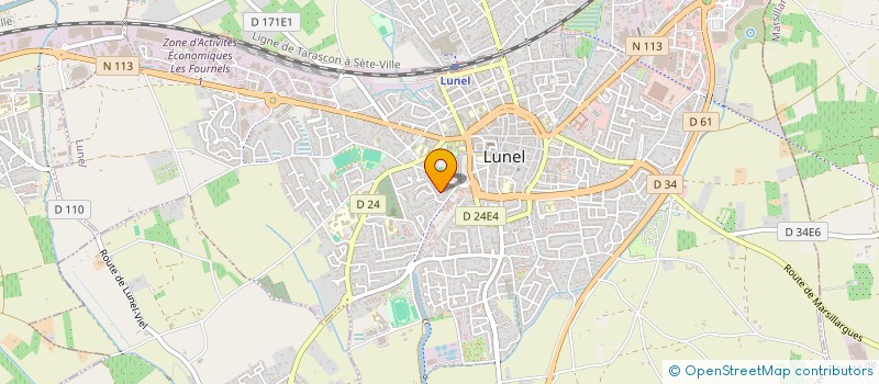 localisation de l'entreprise MAISONS OCCITANES  LUNEL