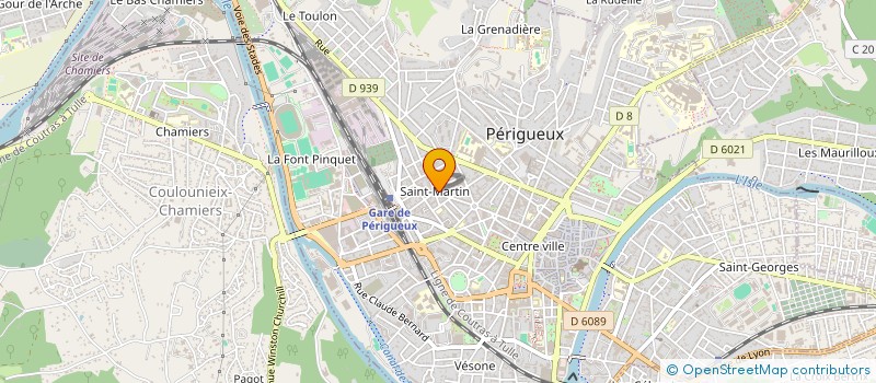 localisation de l'entreprise MAISONS OMEGA à PERIGUEUX