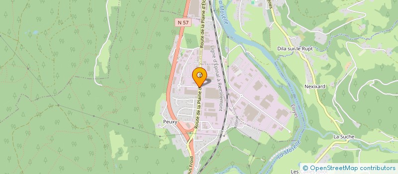 localisation de l'entreprise MAISONS OREGONS  SAINT-NABORD