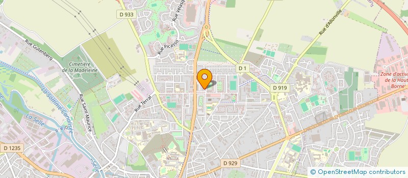 localisation de l'entreprise MAISONS OUVERTES D AMIENS à AMIENS