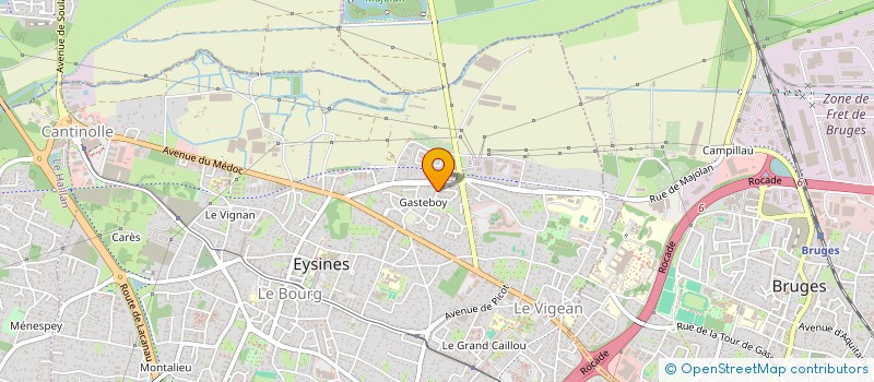 localisation de l'entreprise MAISONS PAYSANNES DE GIRONDE à EYSINES