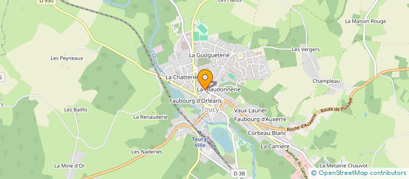 localisation de l'entreprise MAISONS PAYSANNES DE L'YONNE - SECTION DE MPF  TOUCY