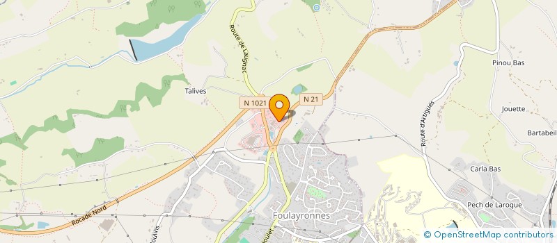 localisation de l'entreprise MAISONS PAYSANNES DE LOT ET GARONNE  FOULAYRONNES