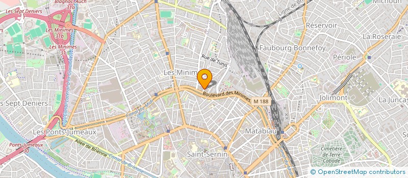 localisation de l'entreprise MAISONS PERSONNALISEES EN ABREGE MAP  TOULOUSE