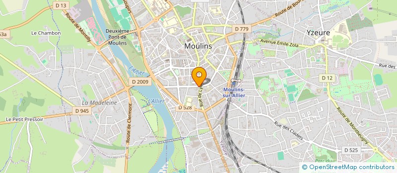 localisation de l'entreprise MAISONS PIERRE SACCARD à MOULINS