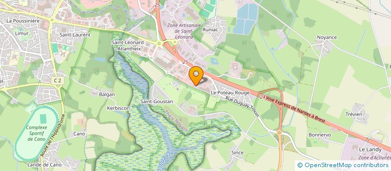 localisation de l'entreprise MAISONS PLM à THEIX-NOYALO