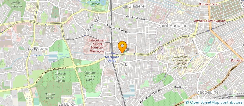 localisation de l'entreprise MAISONS RESIDENCES DE FRANCE  MERIGNAC