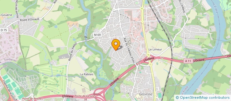 localisation de l'entreprise MAISONS REVECO  LA CHAPELLE-SUR-ERDRE