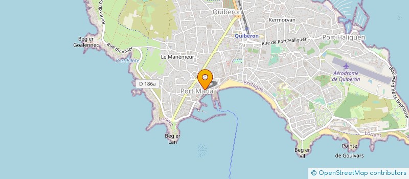 localisation de l'entreprise MAISONS RIGUIDEL SARL à QUIBERON