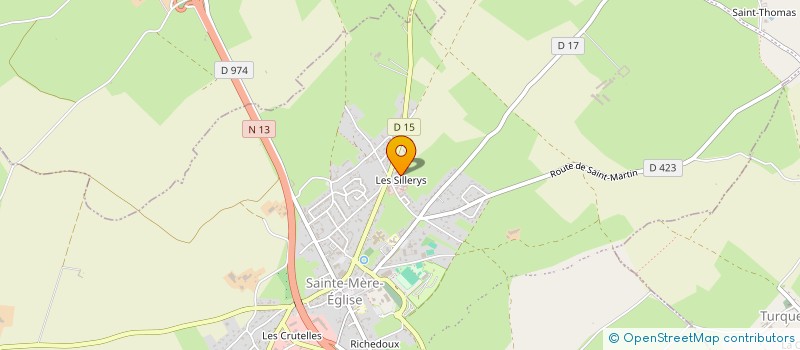 localisation de l'entreprise MAISONS ROALES-CAILLOT à SAINTE-MERE-EGLISE