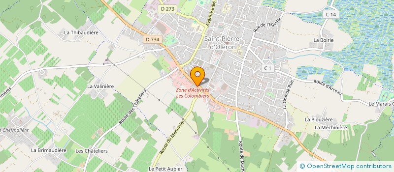 localisation de l'entreprise MAISONS ROVALDIERI à SAINT-PIERRE-D'OLERON