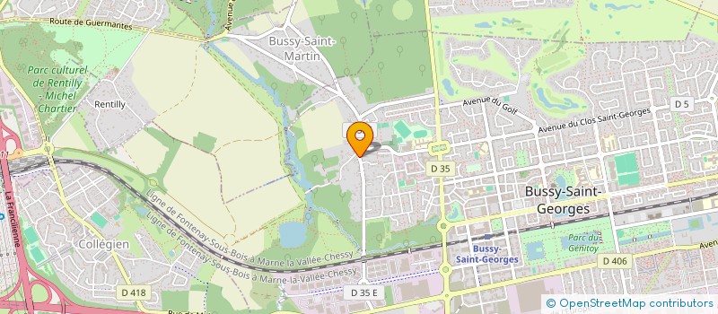 localisation de l'entreprise MAISONS SKYLAND  BUSSY-SAINT-GEORGES