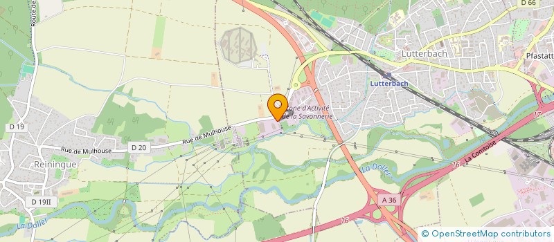 localisation de l'entreprise MAISONS ST.A.R.  LUTTERBACH