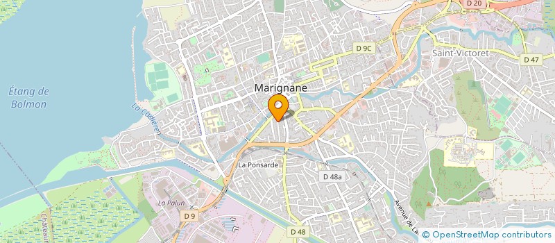 localisation de l'entreprise MAISONS SUD à MARIGNANE