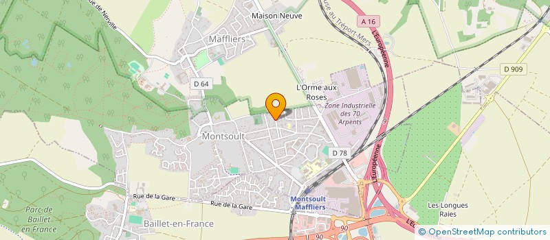 localisation de l'entreprise MAISONS TAMIA  BAILLET-EN-FRANCE