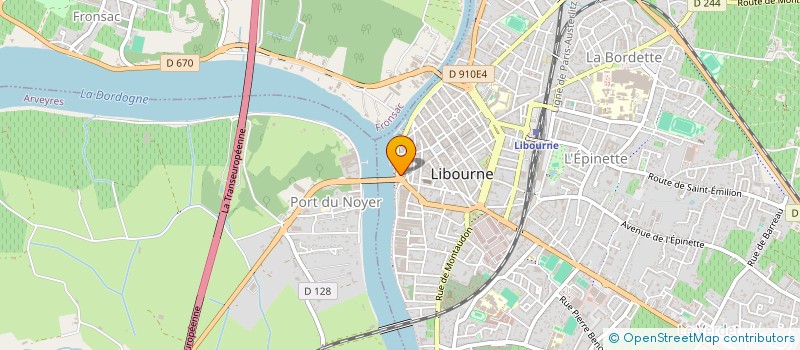 localisation de l'entreprise MAISONS TECHNIQUE ET TRADITION  LIBOURNE