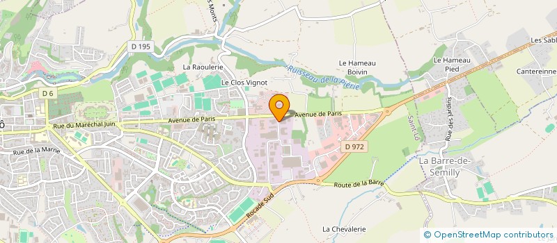 localisation de l'entreprise MAISONS TECO  SAINT-LO