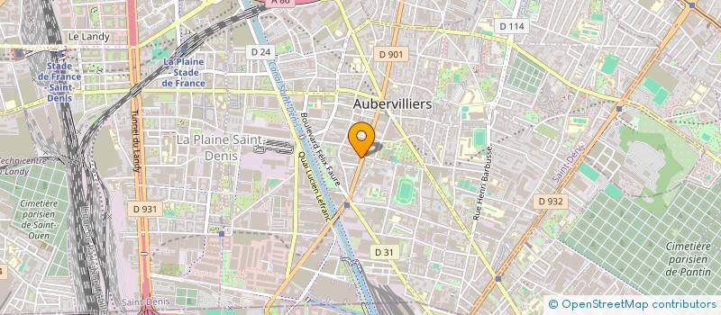 localisation de l'entreprise MAISONS TEXTILES  AUBERVILLIERS