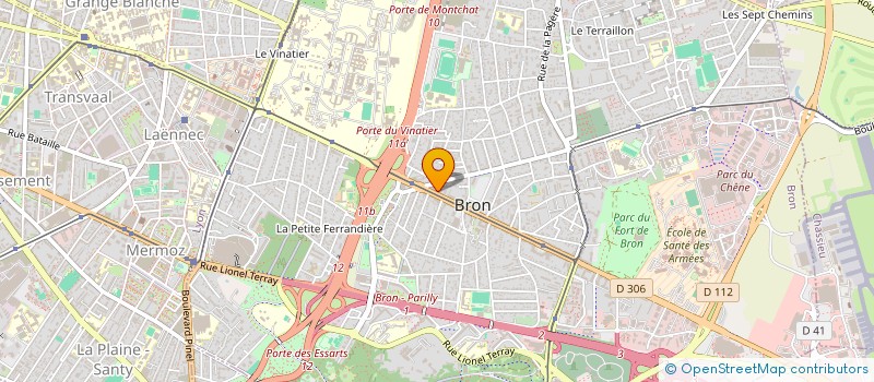 localisation de l'entreprise MAISONS TOP-KIT à BRON