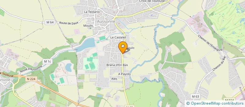 localisation de l'entreprise MAISONS TOULOUSAINES à AUSSONNE