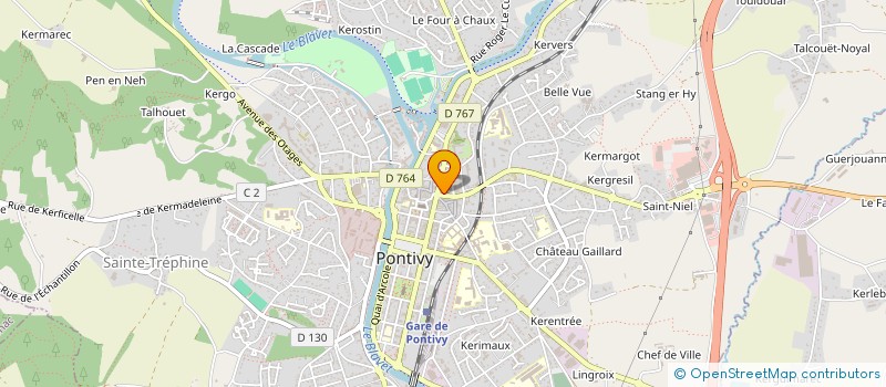 localisation de l'entreprise MAISONS TRADI-BREIZH  PONTIVY