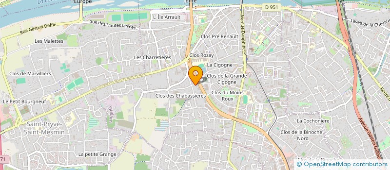 localisation de l'entreprise MAISONS TRADI-PIERRE à ORLEANS