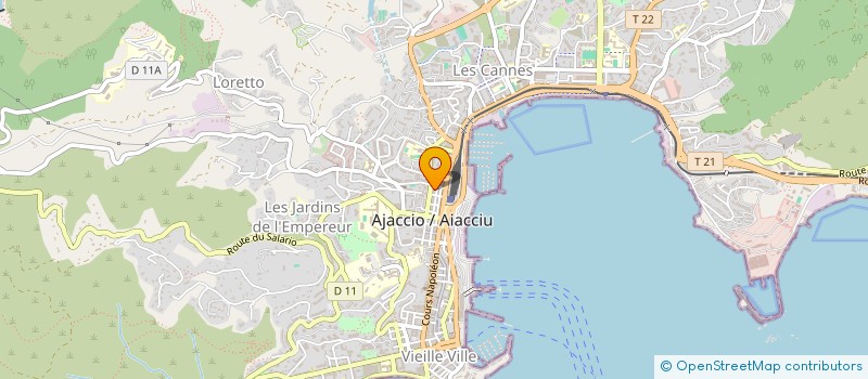localisation de l'entreprise MAISONS TRADIBAT à AJACCIO