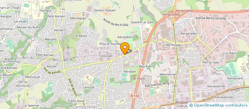 localisation de l'entreprise MAISONS TY-NEVEZ à BREST