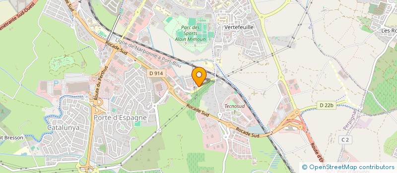 localisation de l'entreprise MAISONS VERTES DES PYRENEES ORIENTALES  PERPIGNAN