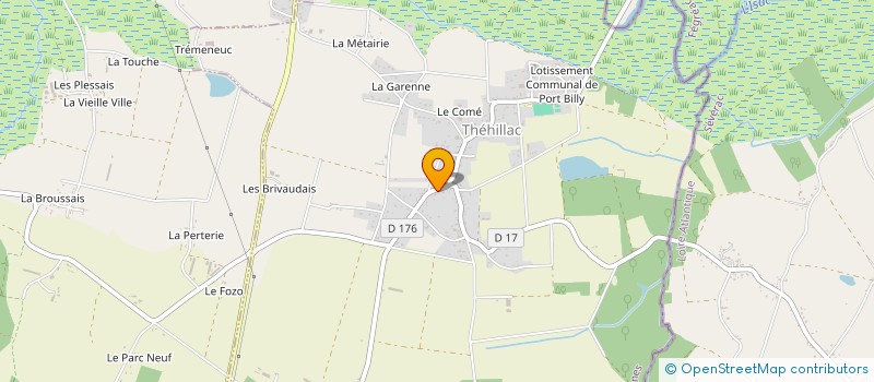 localisation de l'entreprise MAISONS VOLANTES à THEHILLAC