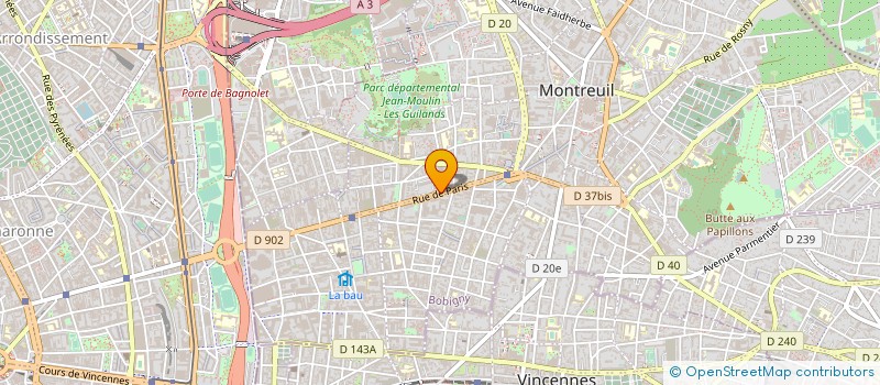 localisation de l'entreprise MAISSA à MONTREUIL