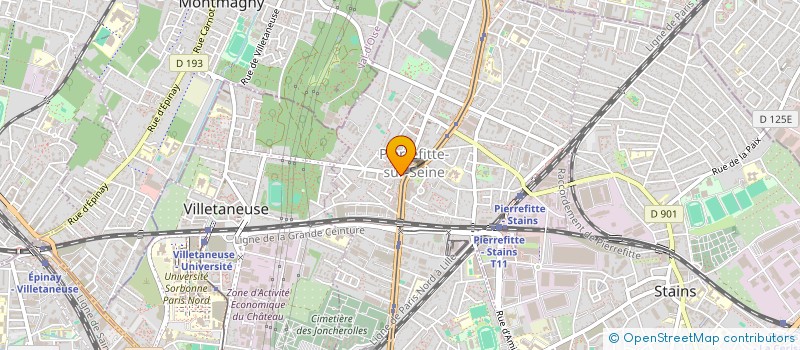 localisation de l'entreprise MAISSA à PIERREFITTE-SUR-SEINE