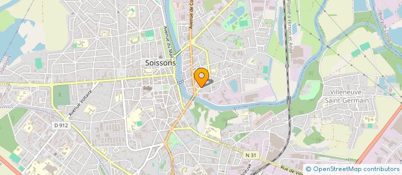 localisation de l'entreprise MAISSA à SOISSONS