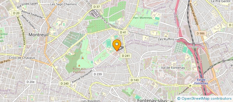 localisation de l'entreprise MAISSA MARKET à MONTREUIL