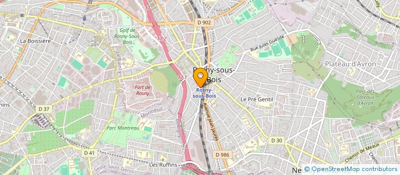 localisation de l'entreprise MAISSADEM HOLDING IMMOBILIER à ROSNY-SOUS-BOIS