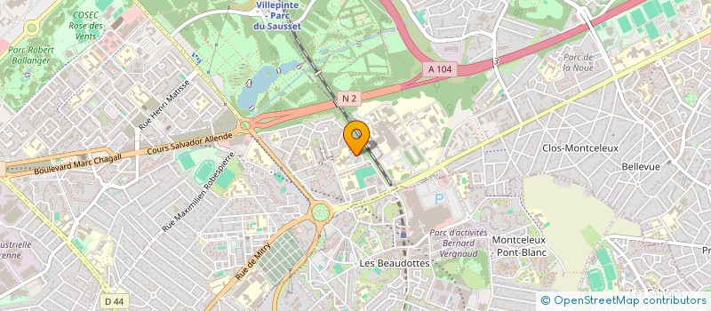 localisation de l'entreprise MAISSANE TRANSPORT  AULNAY-SOUS-BOIS