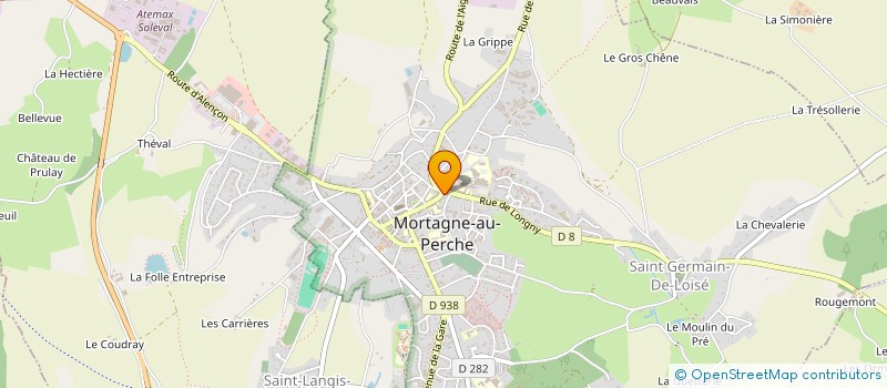 localisation de l'entreprise MAISTO PROD à MORTAGNE-AU-PERCHE
