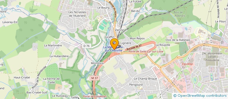 localisation de l'entreprise MAISVOUSETESFOOT  SAINT-CYR-SUR-LOIRE
