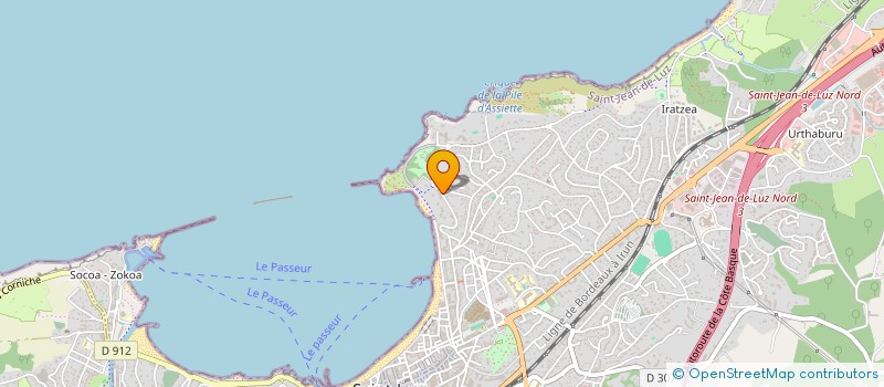 localisation de l'entreprise MAITENA  SAINT-JEAN-DE-LUZ