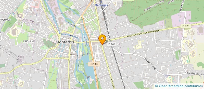 localisation de l'entreprise MAITHE BOUTIQUE COSMETIQUES EXO à MONTARGIS
