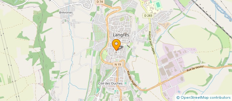 localisation de l'entreprise MAITHEO à LANGRES