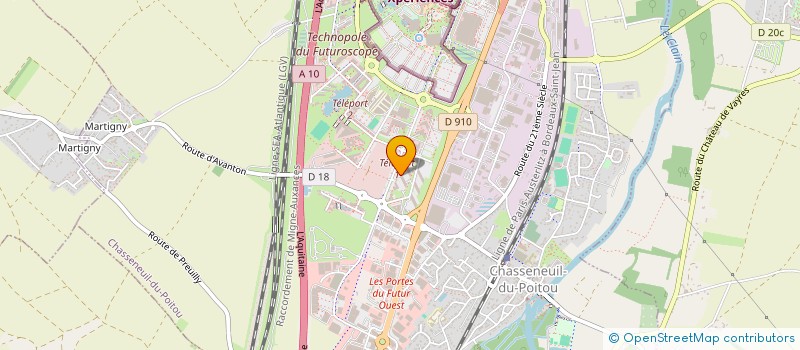 localisation de l'entreprise MAITR EDITI DOCUM INTERAC ACTUA NOMOG ED à CHASSENEUIL-DU-POITOU