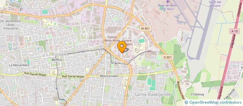 localisation de l'entreprise MAITRAL à TOURS