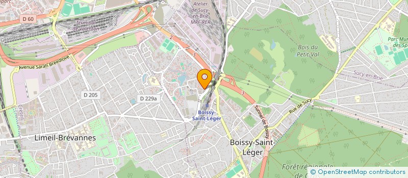 localisation de l'entreprise MAITRANEUF à BOISSY-SAINT-LEGER