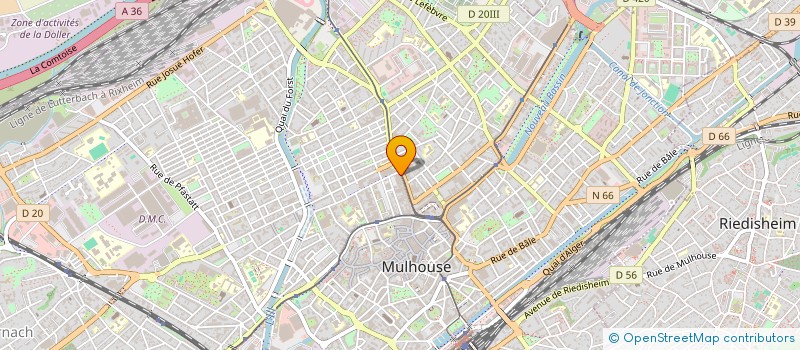 localisation de l'entreprise MAITRE  MULHOUSE