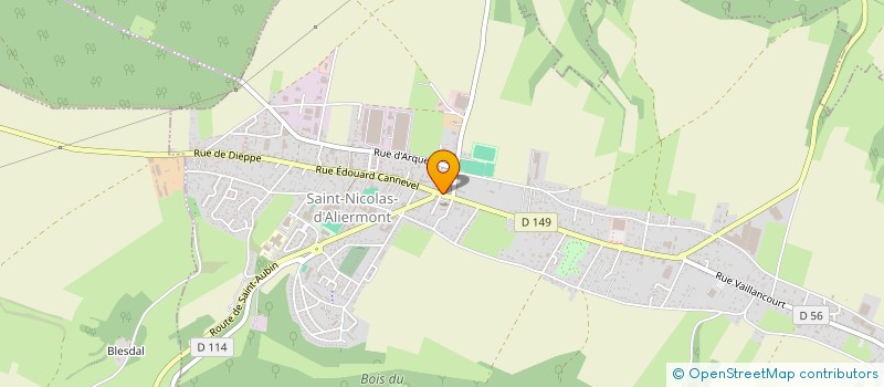 localisation de l'entreprise MAITRE AUBRY  SAINT-NICOLAS-D'ALIERMONT